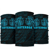 Aotearoa Maori Tattoo Bandana K4 - Blue One Size Blue - Polynesian Pride