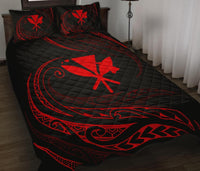 Kanaka Quilt Bed Set - Red - Frida Style - Polynesian Pride