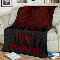 Pohnpei Premium Blanket - Micronesian Red Version - Polynesian Pride