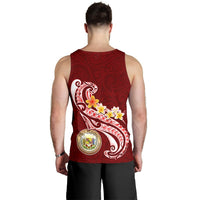 Hawaii Men's Tank Top - Hawaii Seal Polynesian Patterns Plumeria - Polynesian Pride