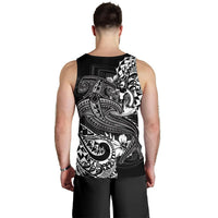 Vanuatu Polynesian Men's Tank Top - White Shark Polynesian Tattoo - Polynesian Pride