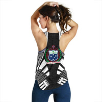 Samoa Women Racerback Tank - Polynesian Tattoo Black - Polynesian Pride