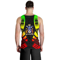 Norfolk Island Men Tank Top - Polynesian Tattoo Reggae - Polynesian Pride