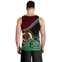 Vanuatu Men Tank Top Fall In The Wave - Polynesian Pride