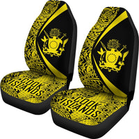 Cook Islands Polynesian Car Seat Cover - Circle Style 04 - Polynesian Pride