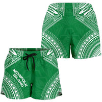 Norfolk Island Women's Shorts - Polynesian Chief Flag Version - Polynesian Pride
