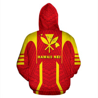 Hawaii Kanaka Polynesian Zip up Hoodie - Polynesian Pride
