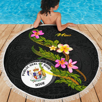 Niue Beach Blanket - Plumeria Tribal - Polynesian Pride