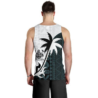 Fiji Coconut Tree Men's Tank Top K4 - Polynesian Pride