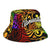 Vanuatu Bucket Hat - Rainbow Polynesian Pattern - Polynesian Pride