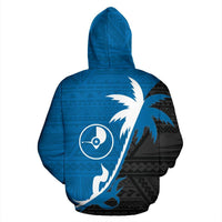 Yap Hoodie Yap Flag Coconut Tree - Polynesian Pride