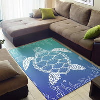 Turtle Gardiant Background Area Rug AH - Polynesian Pride