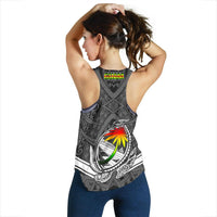 Guam Women's Racerback Tank - Turtle Guam Seal Chamorro - Polynesian Pride