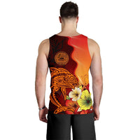 American Samoa Custom Personalised Men Tank Top - Tribal Tuna Fish - Polynesian Pride