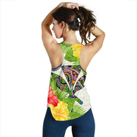 Polynesian Hawaii Women's Racerback Tank Turtle Colorful - Polynesian Pride