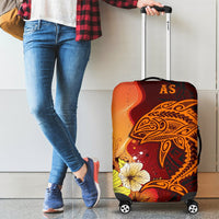 American Samoa Luggage Covers - Tribal Tuna Fish - Polynesian Pride