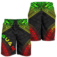 Guam Men's Shorts - Polynesian Chief Reggae Version - Polynesian Pride
