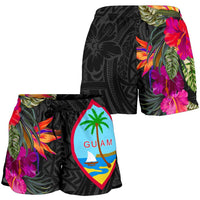 Guam Women's Short - Hibiscus Polynesian Pattern - Polynesian Pride