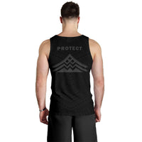 Hawaii Mauna Kea Polynesian Men's Tank Top Grey - Polynesian Pride