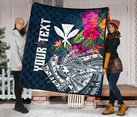 Polynesian Hawaii Custom Personalised Premium Quilt - Summer Vibes - Polynesian Pride