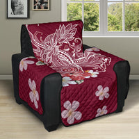 Hawaii Hula Girl Hibiscus Plumeria Sofa Protector - Ruin Style - AH - Polynesian Pride