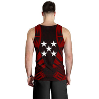 Gambier Islands Men Tank Top - Polynesian Tattoo Red - Polynesian Pride