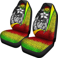 Federated States of Micronesia Car Seat Covers Reggae - Turtle With Hook - Polynesian Pride