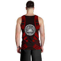 American Samoa Men Tank Top - Polynesian Tattoo Red - Polynesian Pride