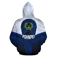 Pohnpei Polynesian Hoodie Pohnpei Flag - Polynesian Pride