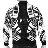 Society Islands Men Bomber Jackets - Polynesian Tattoo Black - Polynesian Pride