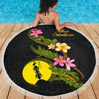 New Caledonia Beach Blanket - Plumeria Tribal - Polynesian Pride