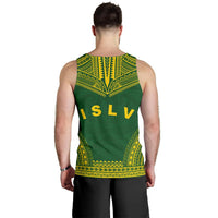 Society Islands Men's Tank Top - Polynesian Chief Flag Version - Polynesian Pride