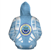 Seal of The Federated States of Micronesia All Over Hoodie Polynesian Tattoo Style - Polynesian Pride