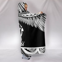 Hawaii Polynesian Hooded Blanket - Hawaii Pride White Version - Polynesian Pride