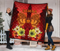 Samoa Premium Quilt - Tribal Tuna Fish - Polynesian Pride