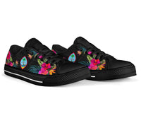 Guam Low Top Shoe - Hibiscus Polynesian Pattern - Polynesian Pride