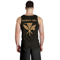 Hawaii Kanaka Polynesian Men's Tank Top Gold - Polynesian Pride