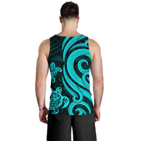 Polynesian Hawaii (Kanaka Maoli) Men Tank Top - Turquoise Tentacle Turtle - Polynesian Pride