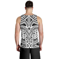 Samoa Men's Tank Top - Samoa Coat Of Arms, Polynesian Tattoo White - Polynesian Pride