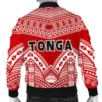 Tonga Polynesian Tribal Pattern Men's Bomber Jacket - Polynesian Pride