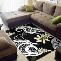 Plumeria Butterfly Area Rug AH - Polynesian Pride