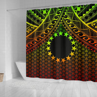 Polynesian Cook Islands Shower Curtain - Reggae Vintage Polynesian Patterns - Polynesian Pride