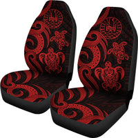 Tahiti Polynesian Car Seat Covers - Red Tentacle Turtle - Polynesian Pride