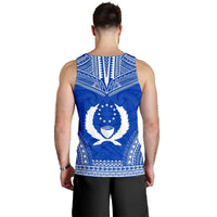 Pohnpei Men's Tank Top - Polynesian Chief Flag Version - Polynesian Pride