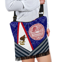 American Samoa Polynesian Boho Handbag - American Samoa Flag And - Polynesian Pride