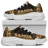 Samoa Chunky Sneakers - Polynesian Chief Gold Version - Polynesian Pride