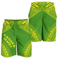 Kanaka Maoli Men's Shorts - Polynesian Chief Flag Version - Polynesian Pride