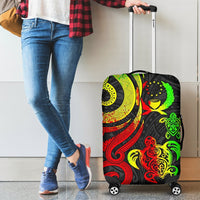 Pohnpei Micronesian Luggage Covers - Reggae Tentacle Turtle - Polynesian Pride