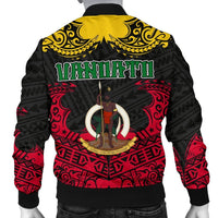 Vanuatu Men's Bomber Jacket Melanesia Island Paradise - Polynesian Pride