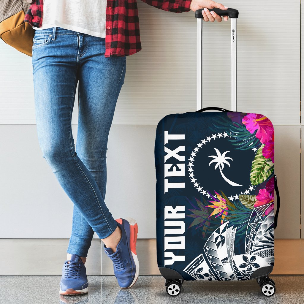 Chuuk Custom Personalised Luggage Covers - Summer Vibes Blue - Polynesian Pride